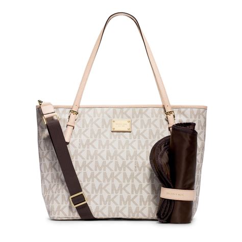 michael kors jet set travel logo diaper bag|MICHAEL Michael Kors Jet Set Travel Large Diaper Bag .